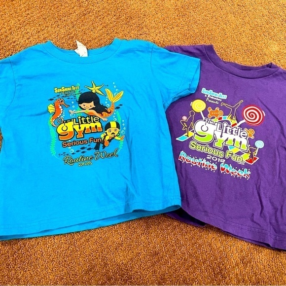 Bundle of 2 The Little Gym Short Sleeve Tees Size 4 - Picture 1 of 2